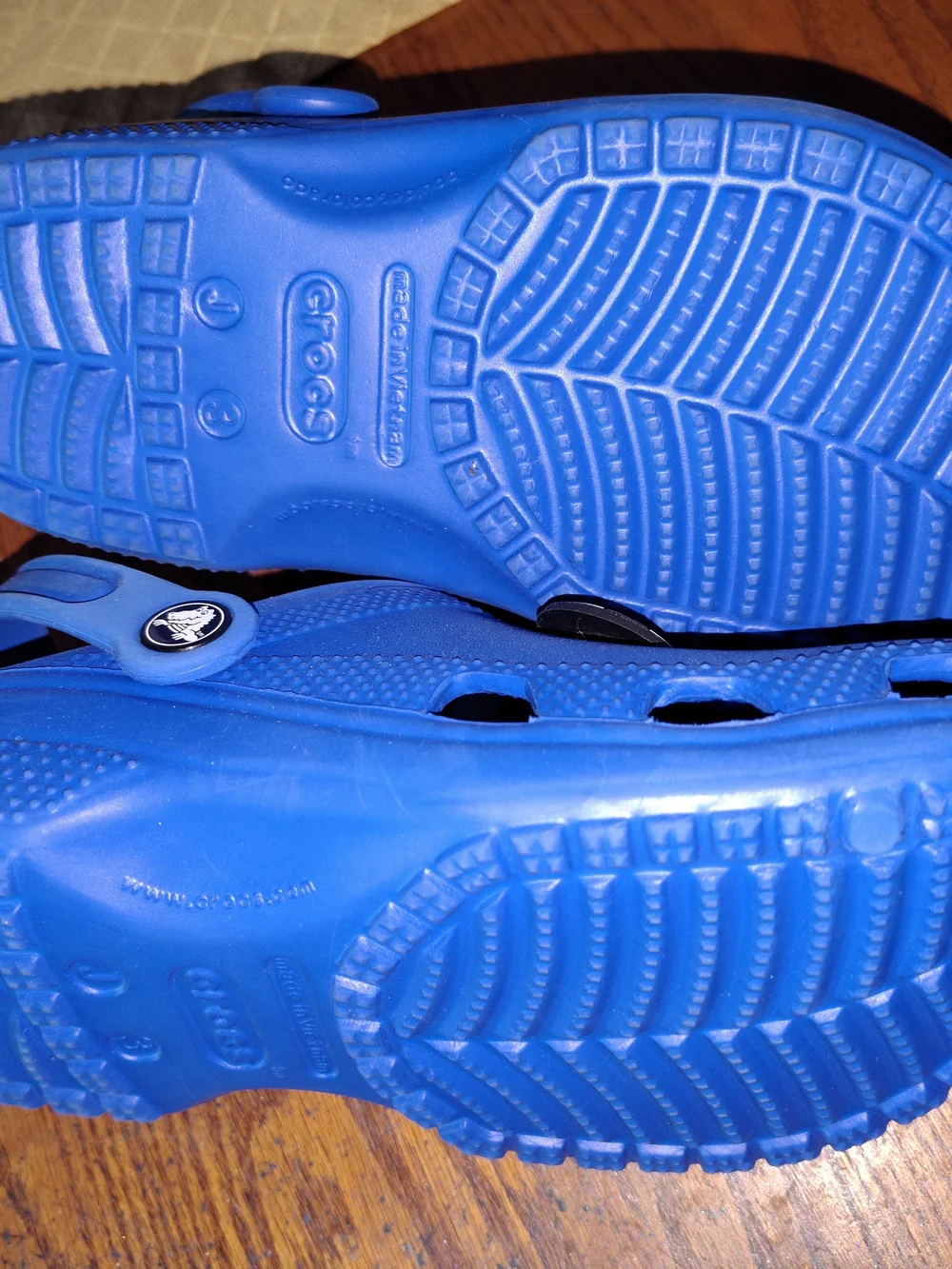 Blue Kids Crocs Sandals with Game & Sports Charms